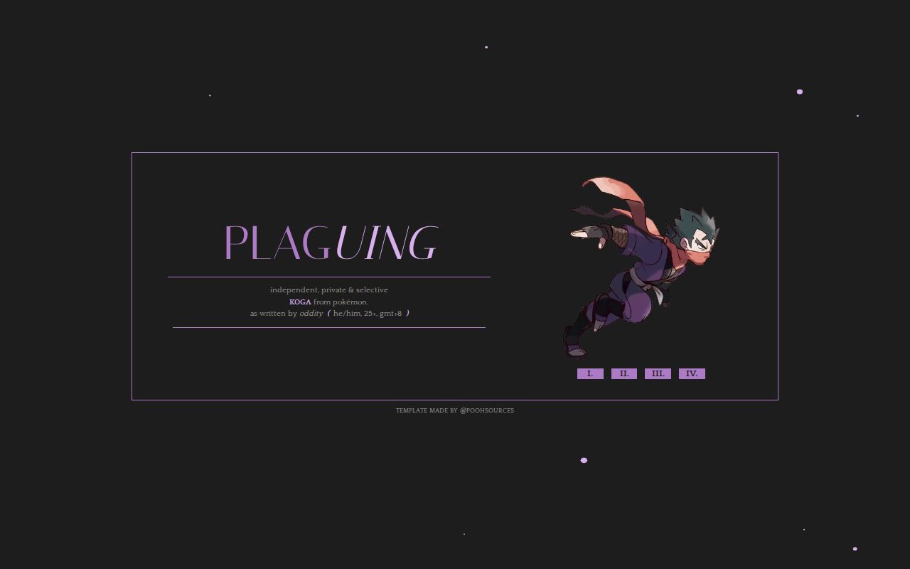 Carrd profile picture for @plaguing